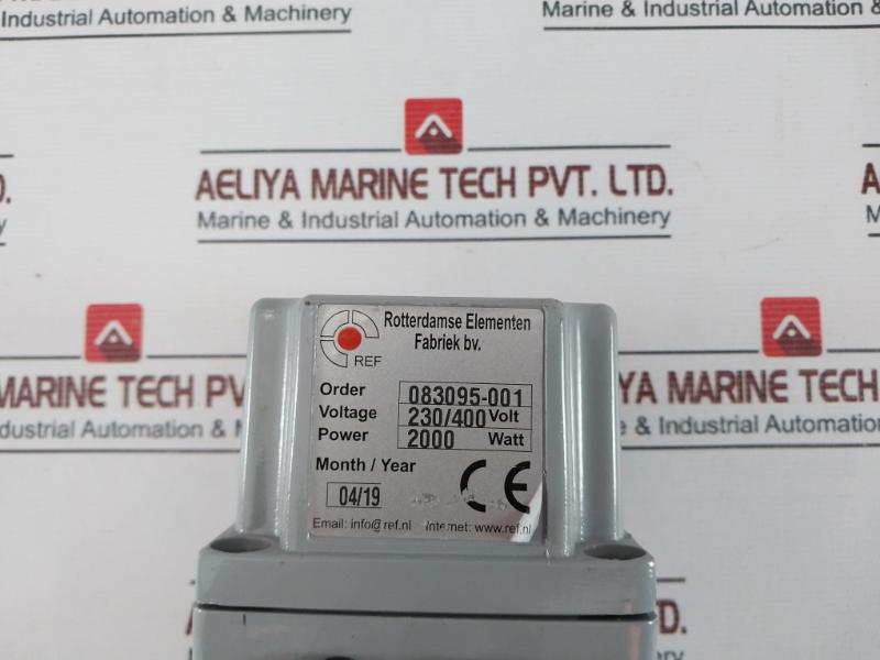 Rotterdamse Elementen Fabriek 083095-001 Heating Element 230/400 V Power 2000 W