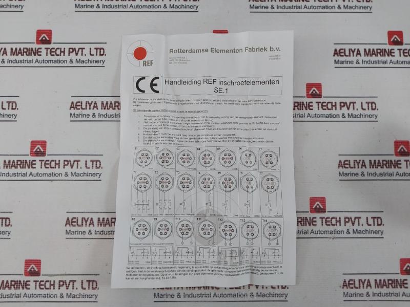 Rotterdamse Elementen Fabriek 083095-001 Heating Element 230/400 V Power 2000 W