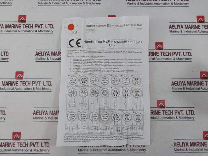 Rotterdamse Elementen Fabriek 083095-001 Heating Element 230/400 V Power 2000 W