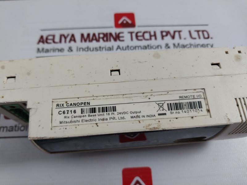 Mitsubishi Electric Rix 6716 Remote I/O Rix Expansion Unit 24Vdc 14023C15V2