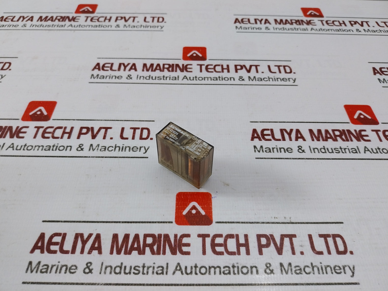 Schrack Rp 421024 Orange Relay Module 24V Dc 8A/250V Spdt Single Pole 10A