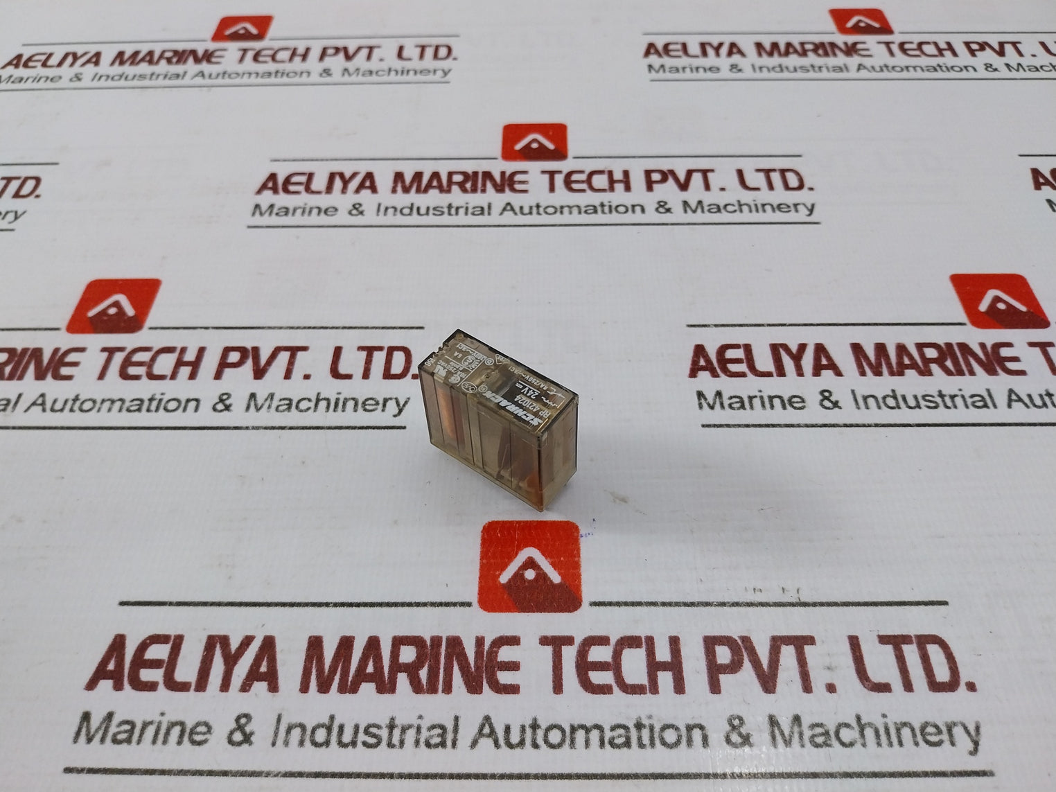 Schrack Rp 421024 Orange Relay Module 24V Dc 8A/250V Spdt Single Pole 10A