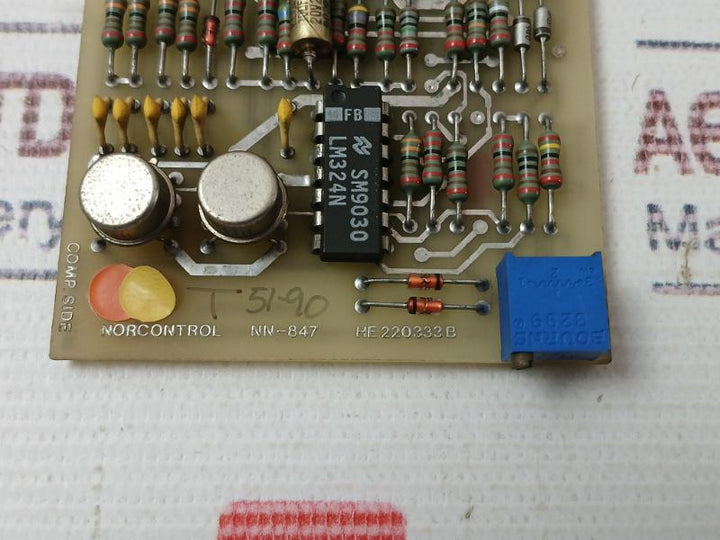 Norcontrol Automation Na 1007 Motherboard For I/O Adaptor 60-90V 94V-0