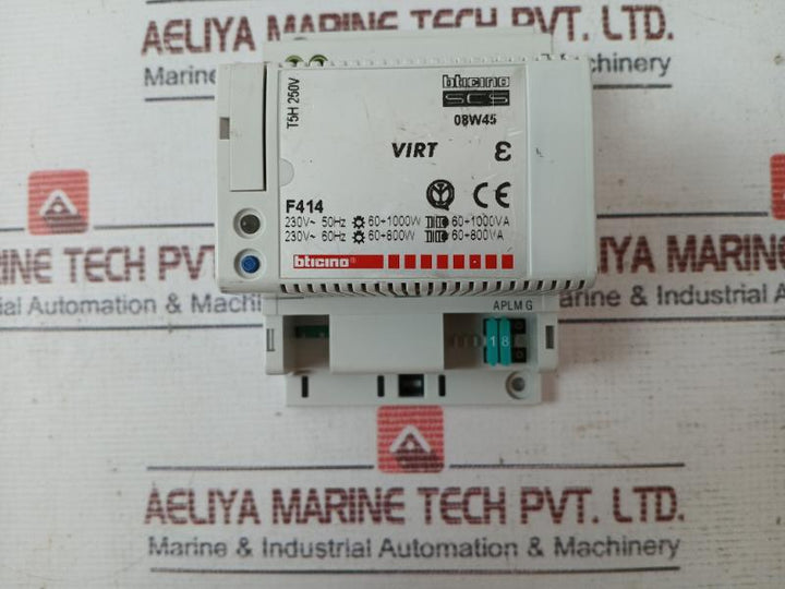 Bticino Scs Virt F414 Din Dimmer Module T5H 250V 60-1000W