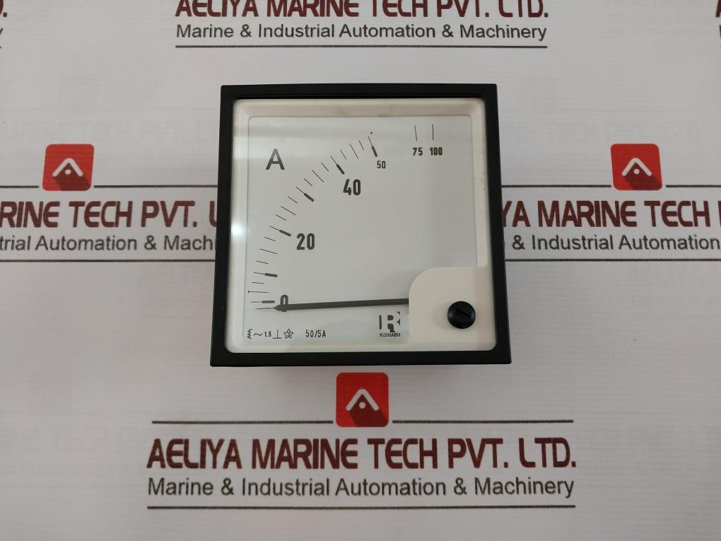 Rishabh Eq 96 Ampere Meter -50/100 A P1030295Ris E236986 Sacc-27077812