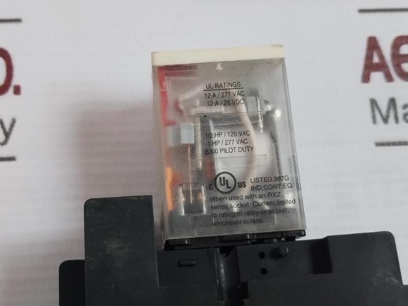 Telemecanique Rxm2Ab2P7 Miniature Plug-in Relay 12A/250 Vac 230V 50/60Hz