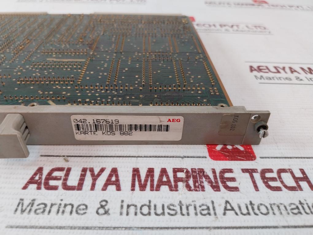 Aeg Kos 882 Memory Coupler Pc Board 042.167619 5077 W 110 3849