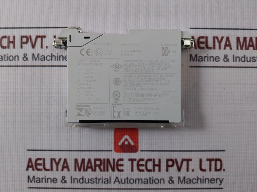 Stahl 9001/02-412-095-101 Single-channel Safety Barriers 253V 12-ga4Bo-0540X