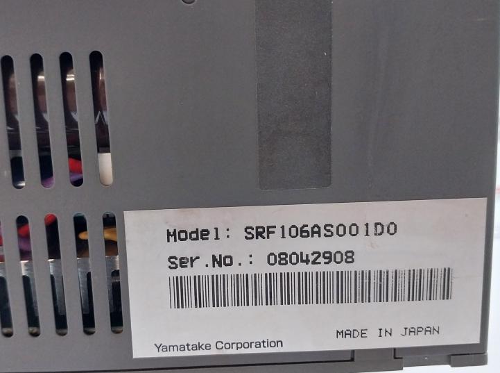 Yamatake Srf106As001D0 Smart Recorder 81406107-001 30Va Max 50/60Hz