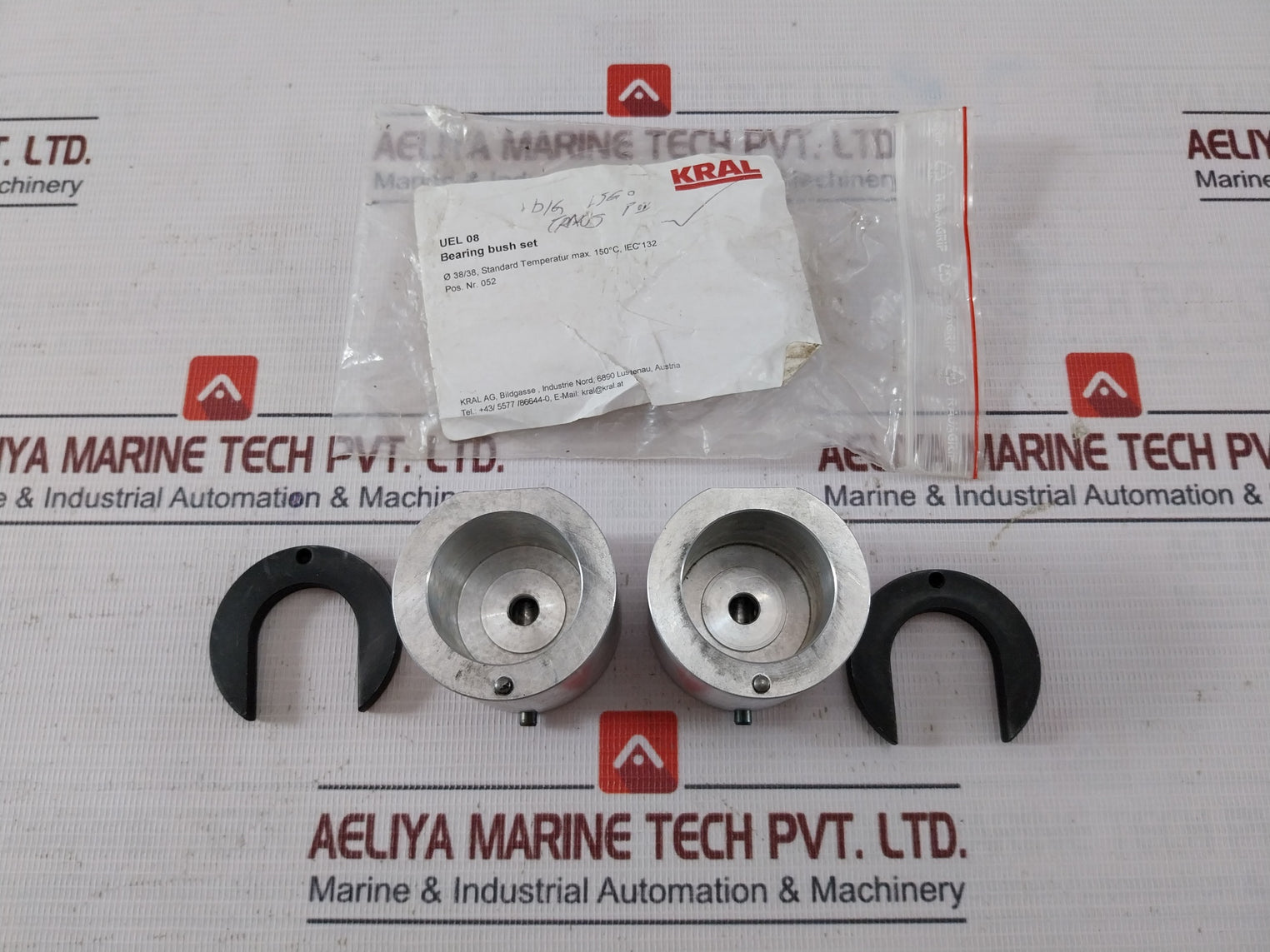 Kral Uel 08 Bearing Bush Set For D/G Lsgo Transfer Pump Iec 132 30N-83C-01O
