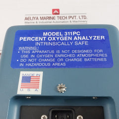 Teledyne 311Pc Portable Percent Oxygen Analyzer Set Rev 2 100–240 Vac 50/60 Hz