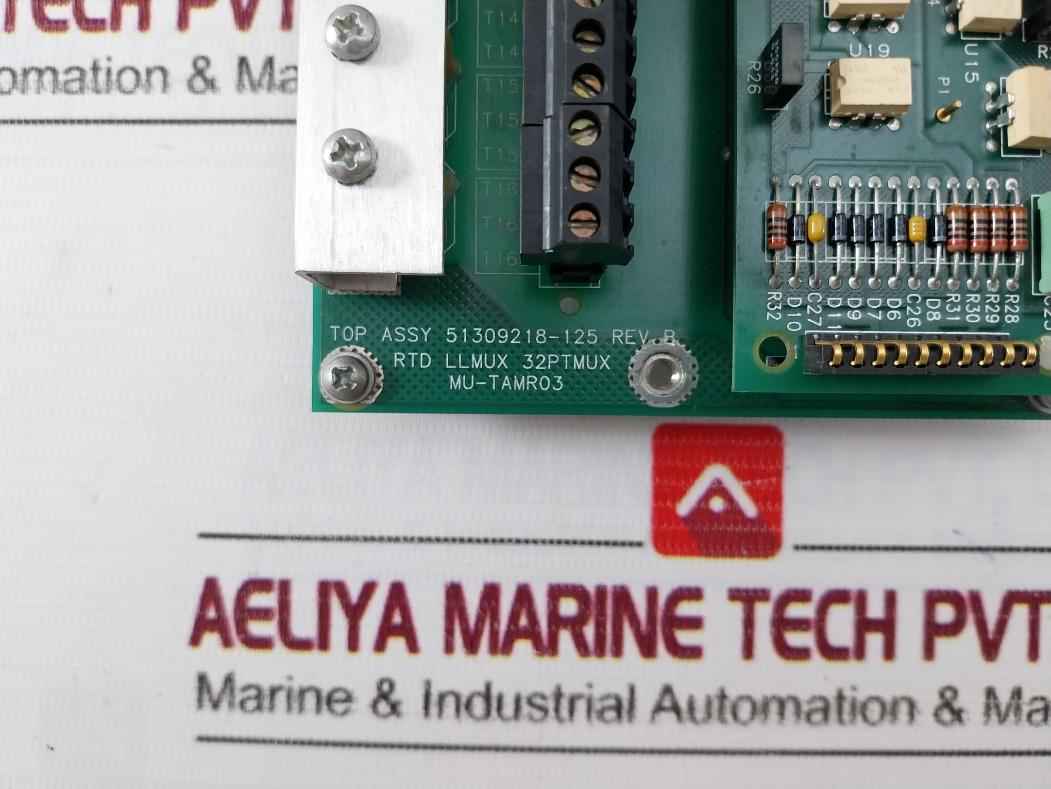 Honeywell Mu-tamr03 Rtd Low Level Analog Mux Module 51309214 Rev C 94V-0