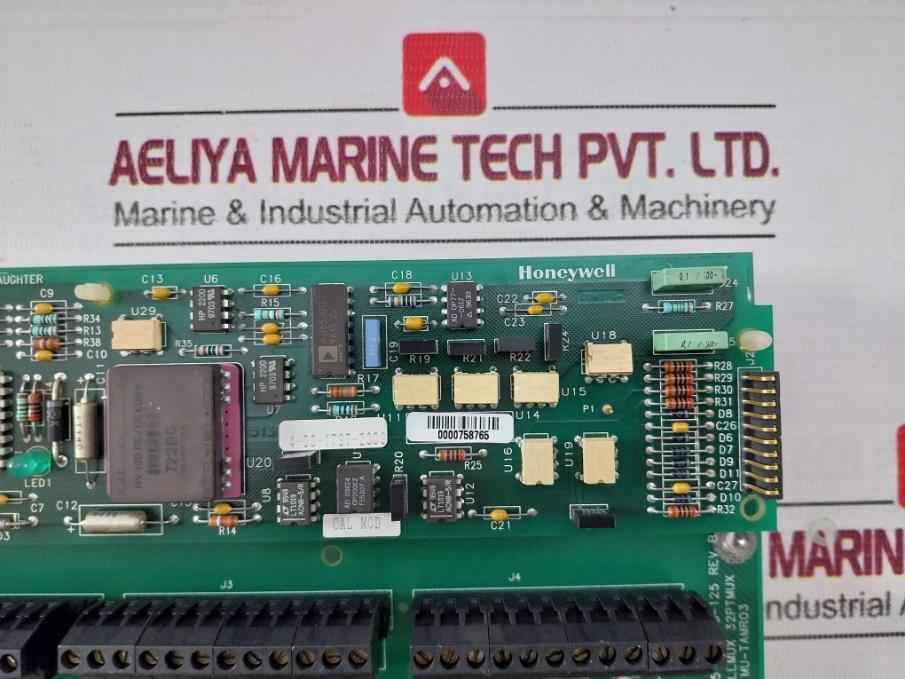 Honeywell Mu-tamr03 Rtd Low Level Analog Mux Module 51309214 Rev C 94V-0