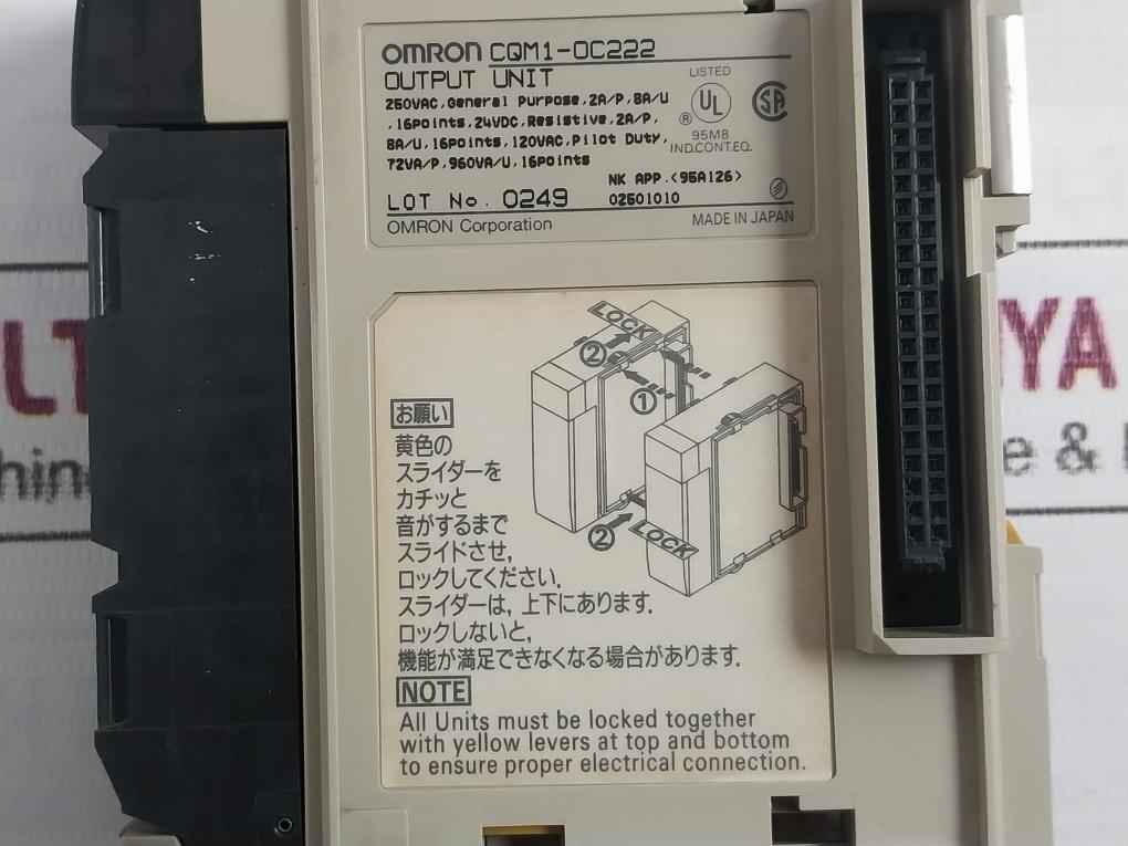 Omron Cqm1-pa203 Plc Power Supply Unit Cpu41-v1 Cqm1-oc221 100-240Vac 60Va 3.6A