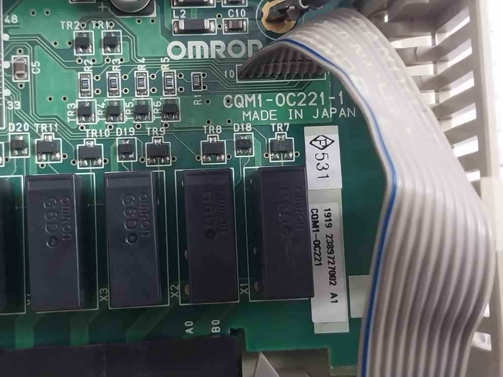 Omron Cqm1-pa203 Plc Power Supply Unit Cpu41-v1 Cqm1-oc221 100-240Vac 60Va 3.6A