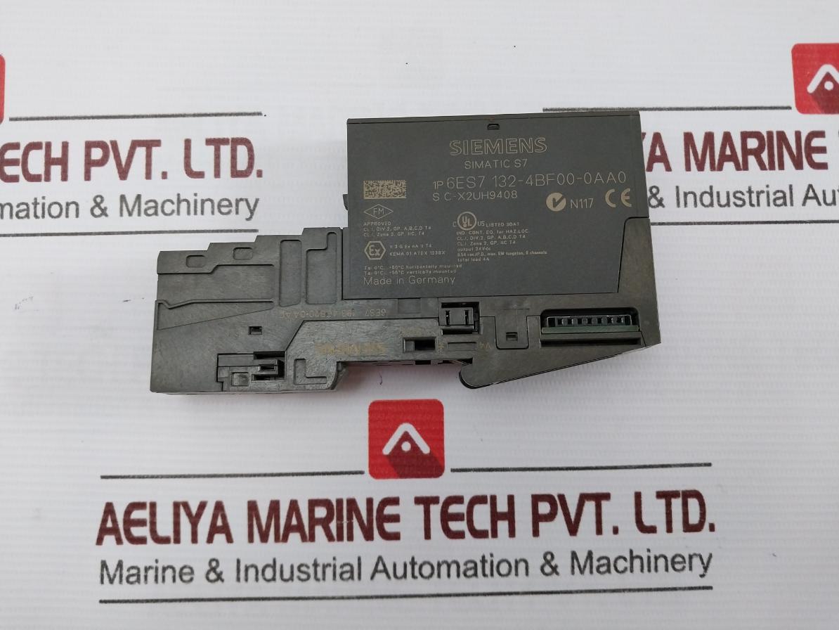 Siemens 6Es7 132-4Bf00-0Aa0 Digital Electronic Output Module 8 Do Dc24V/0.5A