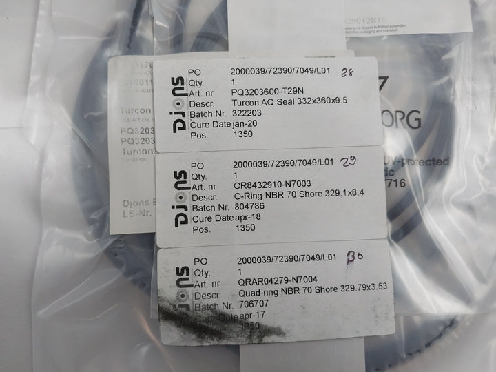 Trelleborg Ddm000137-n7Mbh Seal Kit 336X360X8.1 Psk803600-t29N Rexroth