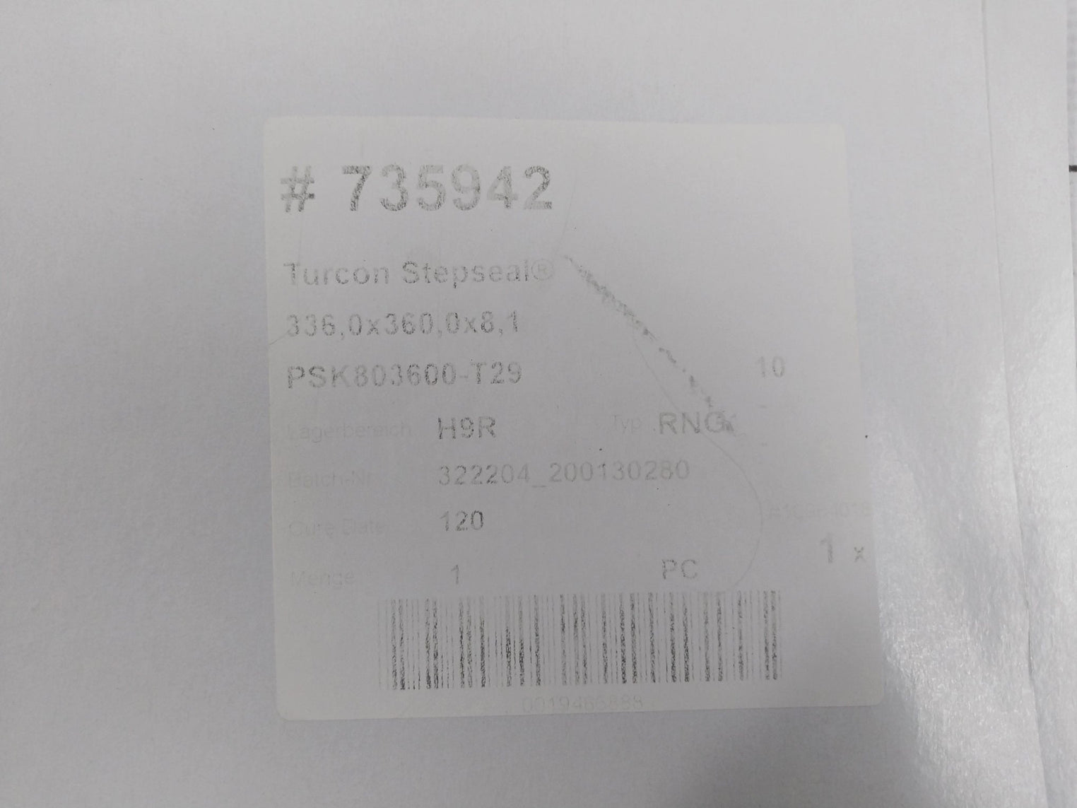Trelleborg Ddm000137-n7Mbh Seal Kit 336X360X8.1 Psk803600-t29N Rexroth