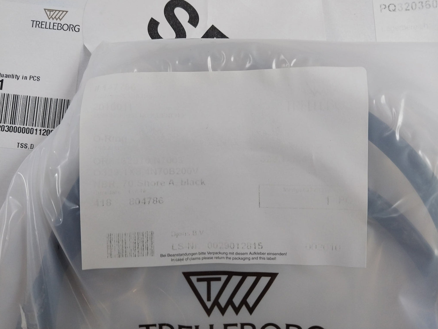 Trelleborg Ddm000137-n7Mbh Seal Kit 336X360X8.1 Psk803600-t29N Rexroth