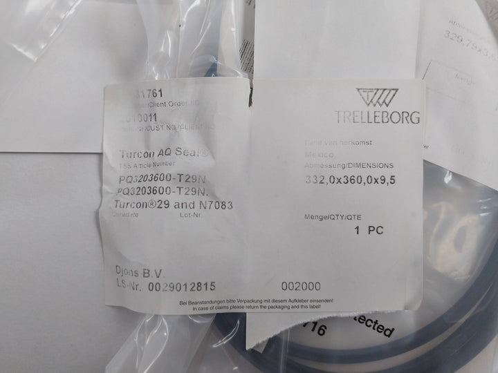 Trelleborg Ddm000137-n7Mbh Seal Kit 336X360X8.1 Psk803600-t29N Rexroth