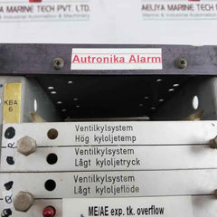 Autronica Kbb-6/2 Alarm And Monitoring System 7225-023.0002