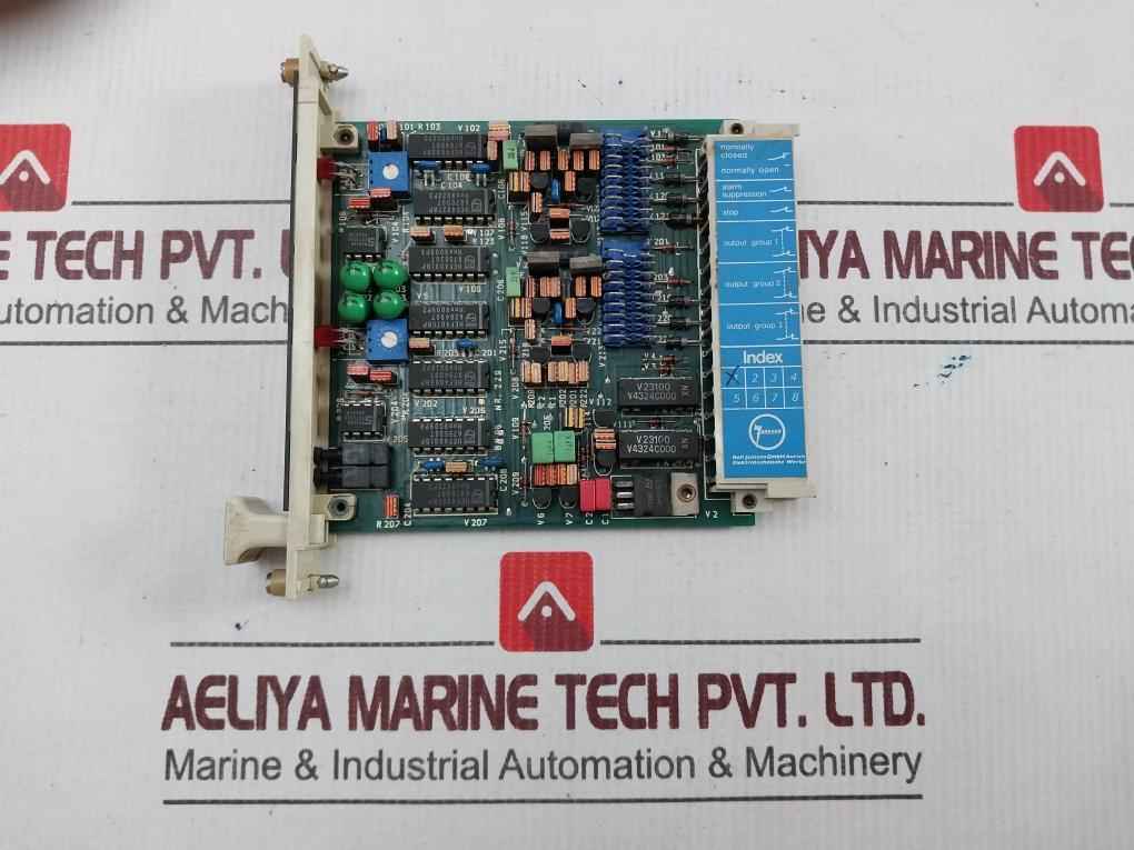 Rolf Janssen Dbu 06/24 Engine Control Rack Module X 2 To 8/ 1 Am-ie-lz