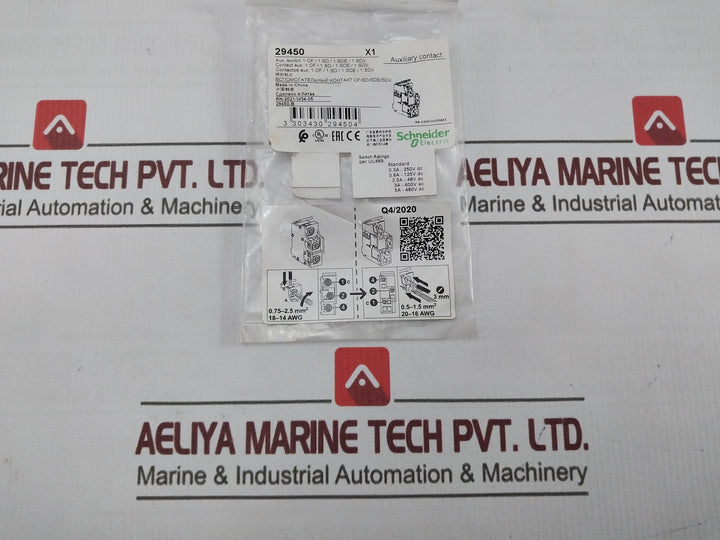 Schneider Electric 29450 Auxiliary Signalling Contact