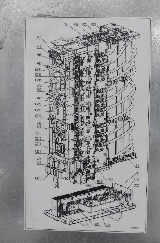 Abb Acs800-104Lc-0700-7+E205+Q950 Variable Frequency Drive 68606039 3X8Kgg