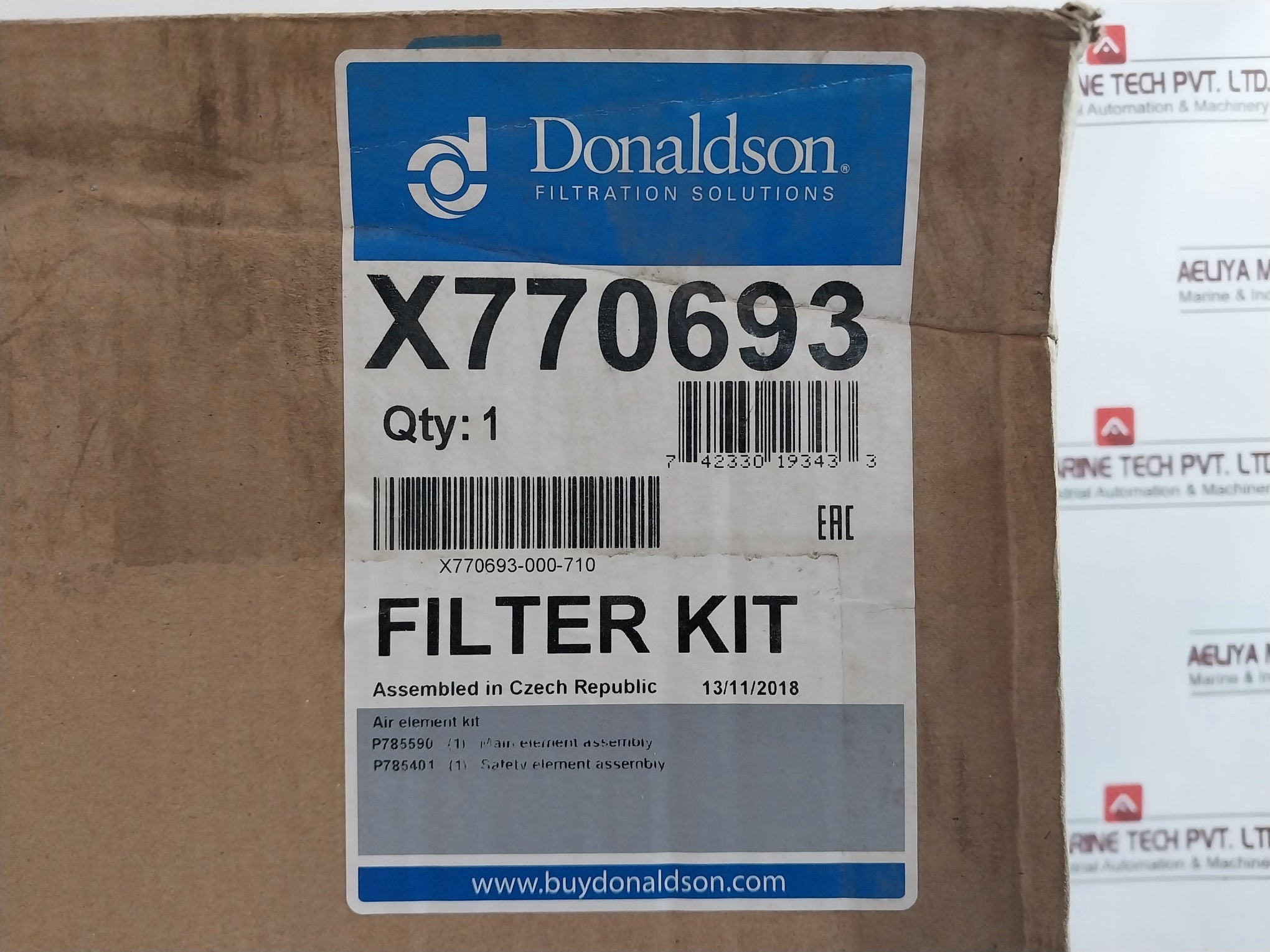 Donaldson P785590 Primary Radial Seal Air Filter P785 102177995 30307915