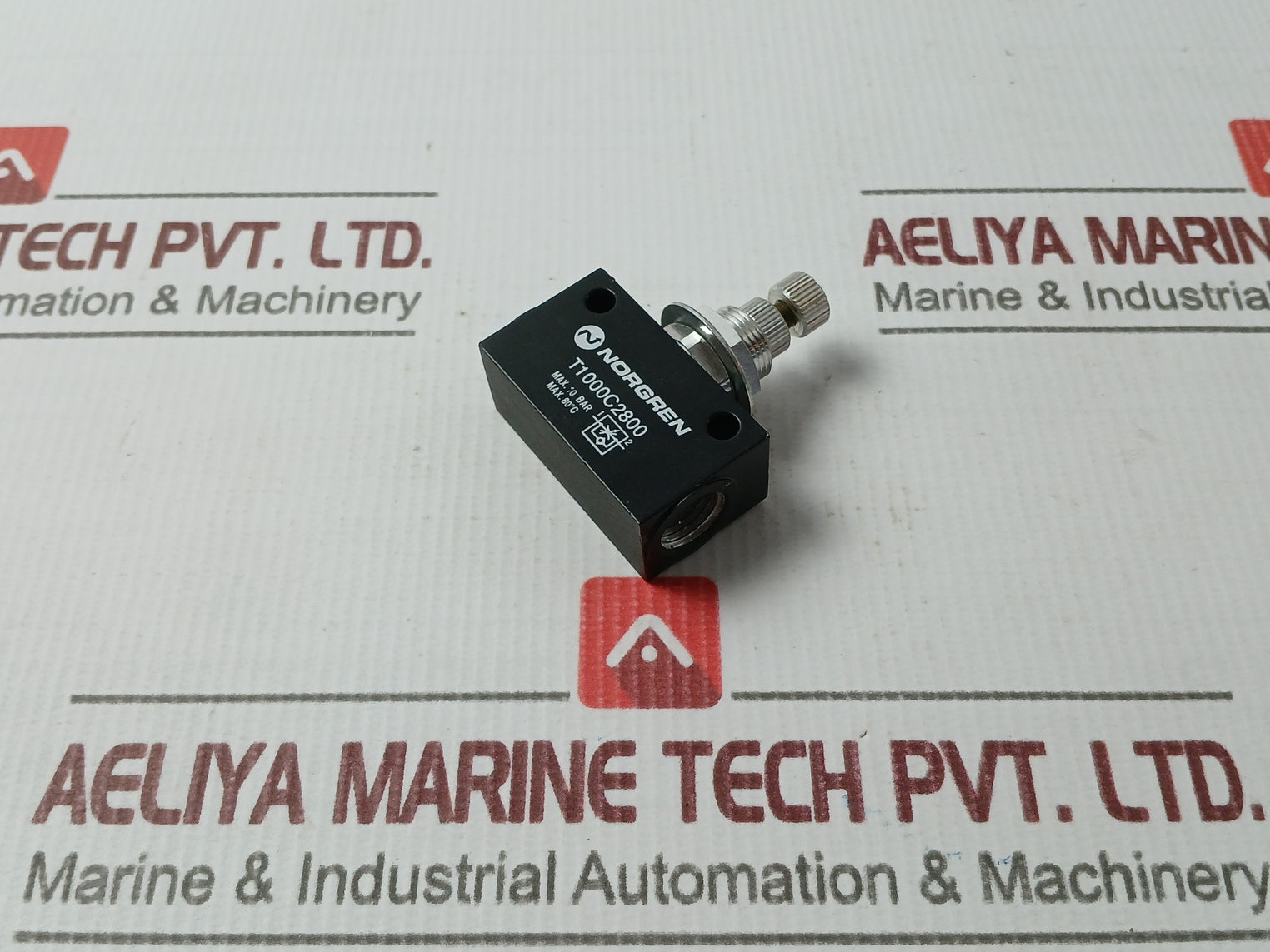 Norgren T1000C2800 Block Form Flow Regulator 10Bar 80°C B2282