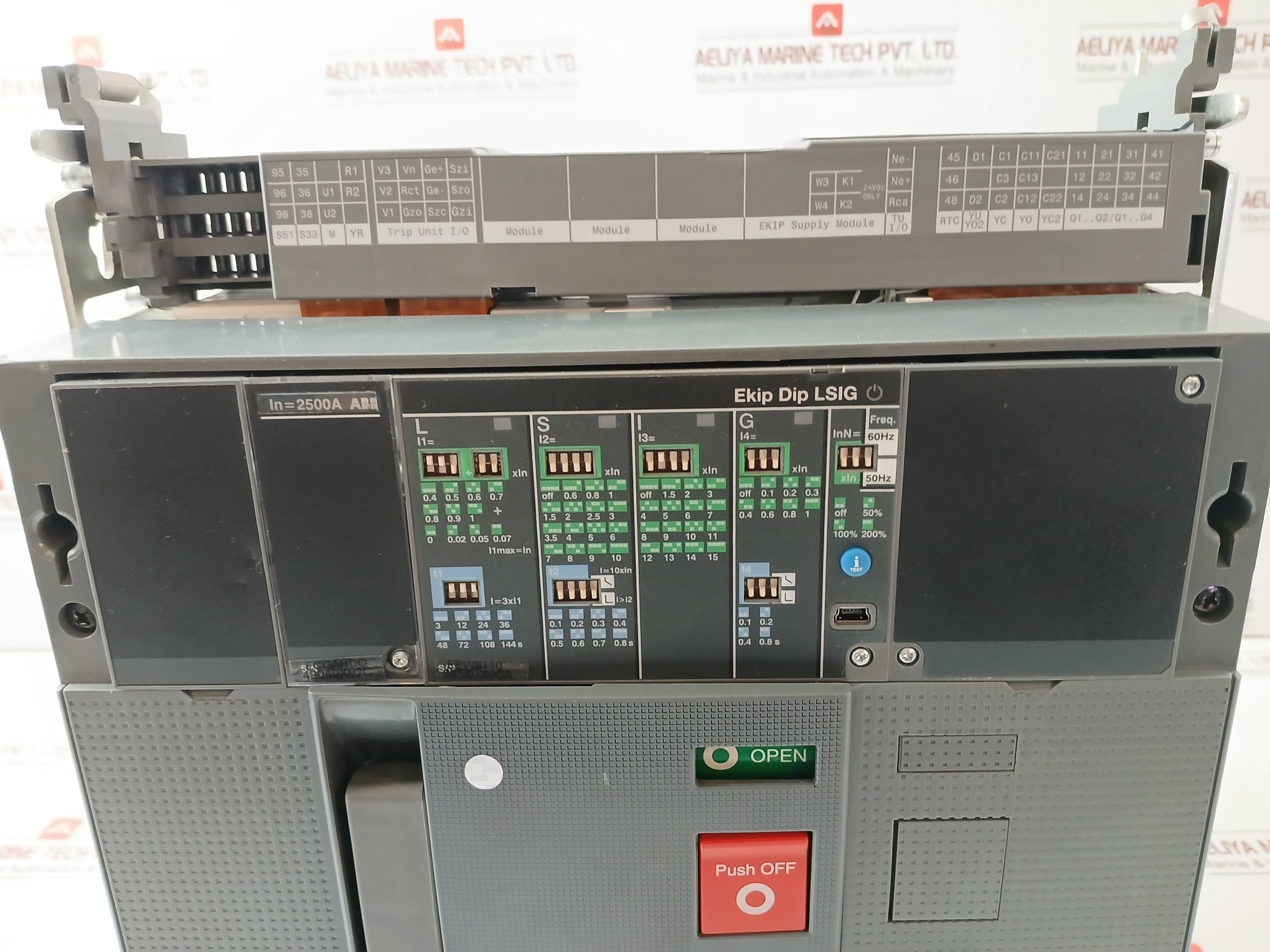 Abb Sace Ekip Dip Lsig Sace Emax 2 Circuit Breaker 2500A 50-60 Hz 12 Kv