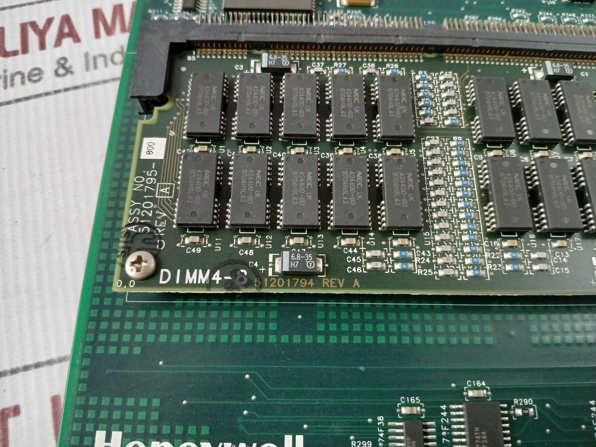 Honeywell K4Lcn Compeq Processor Board 51402754 Rev D 51304848-100 C
