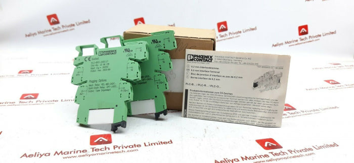 Lot of 2X Phoenix Contact PLC-BSC-24DC/21 Relay Module 2961105 2966016 24VDC