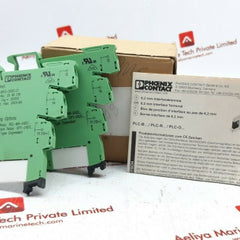 Lot of 2X Phoenix Contact PLC-BSC-24DC/21 Relay Module 2961105 2966016 24VDC