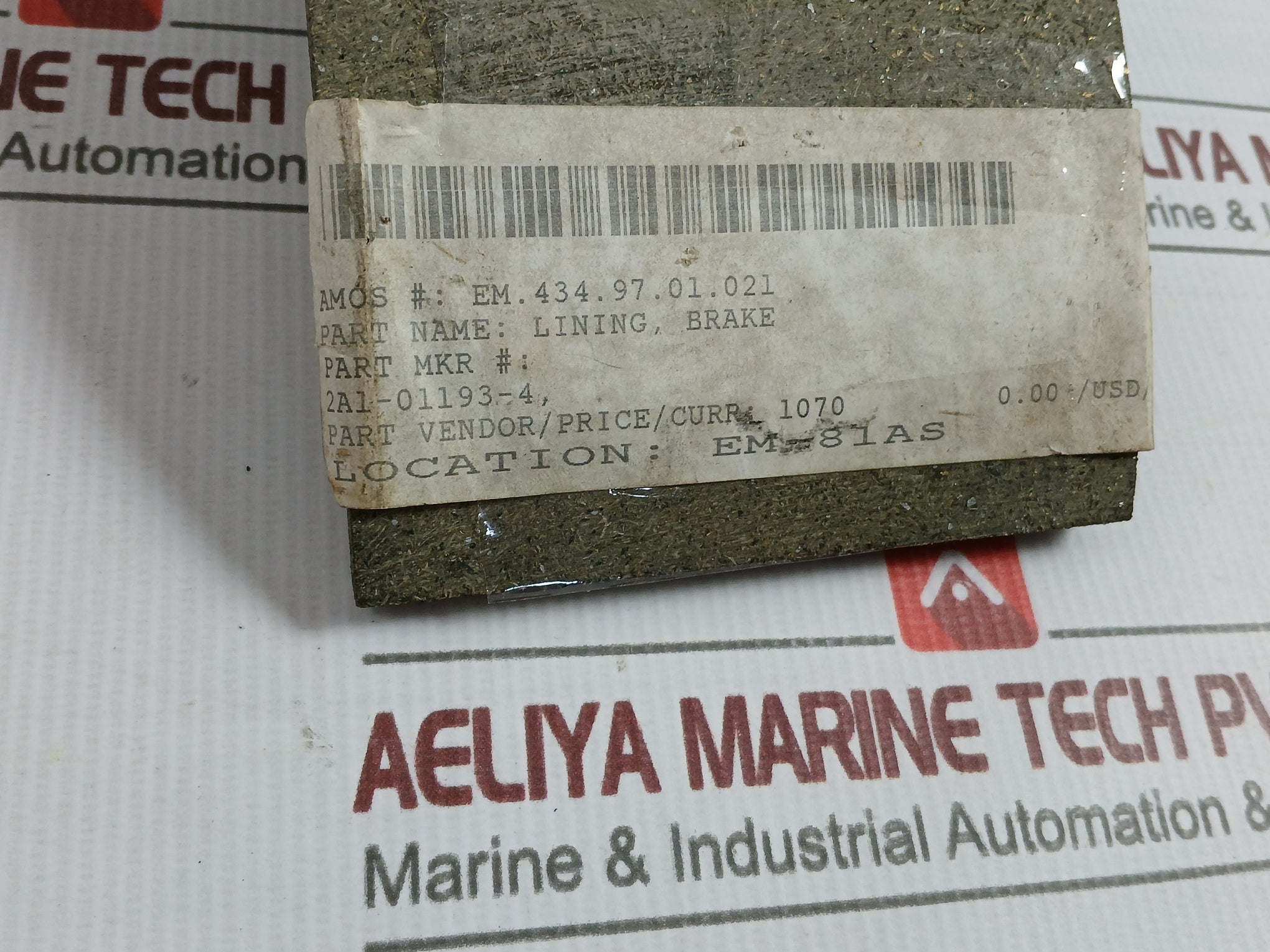2A111934-4 Brake Lining