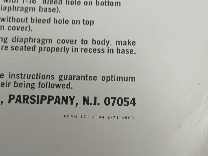 Leslie Spiroflex 55063 Diaphragm