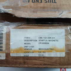General Electric Cr306B004 Magnetic Starter