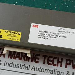 Abb Insem11 Symphony Sequence Of Events Master Transfer Module