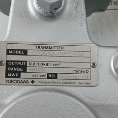 Yokogawa 35 Kgf/Cm2 Pneumatic Pressure Transmitter Part No: Y/15A1-lk1/L/Gas-fm/Cal-m