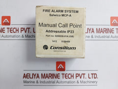 Consilium Mcp-a 5200030-01A Manual Call Point