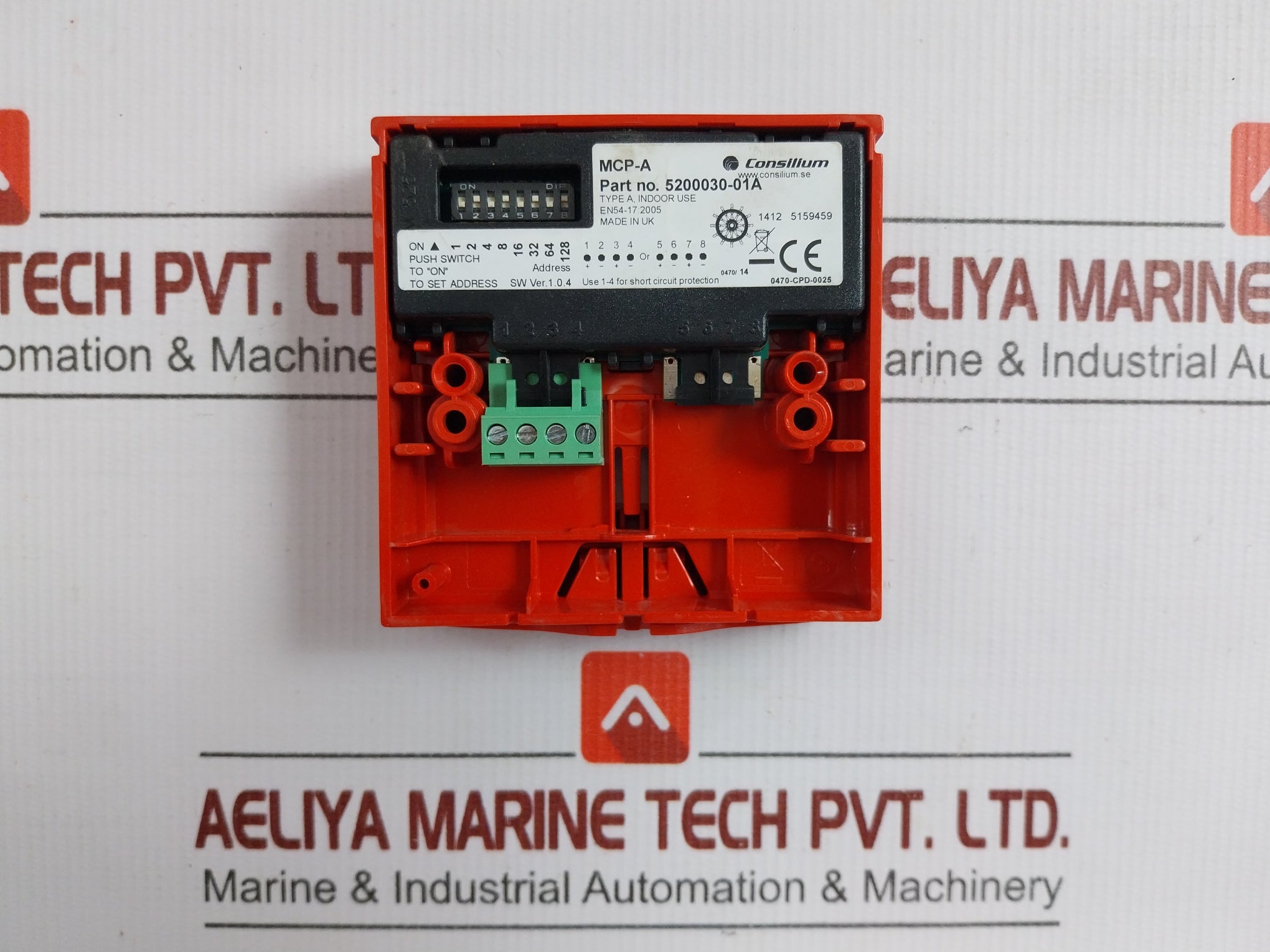 Consilium Mcp-a 5200030-01A Manual Call Point