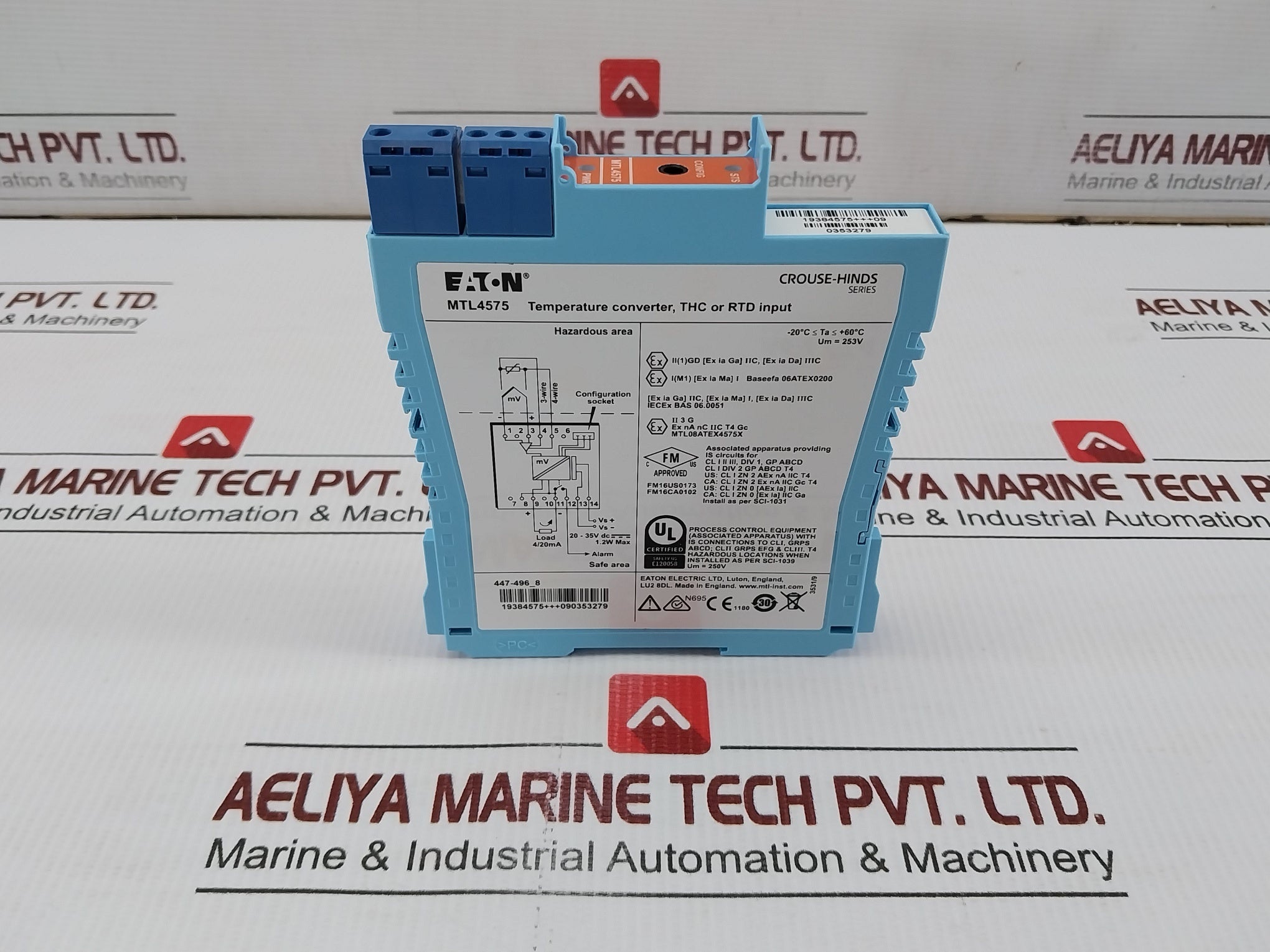 Eaton -20°C Ta +60°C Temperature Converter Mtl4575