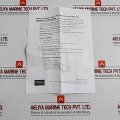 205000343 Rev.: Bacquity Column In-line Filter Unit Kit Waters