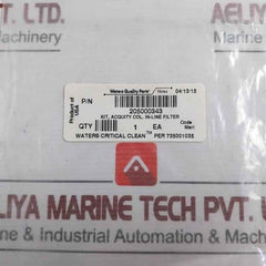 205000343 Rev.: Bacquity Column In-line Filter Unit Kit Waters