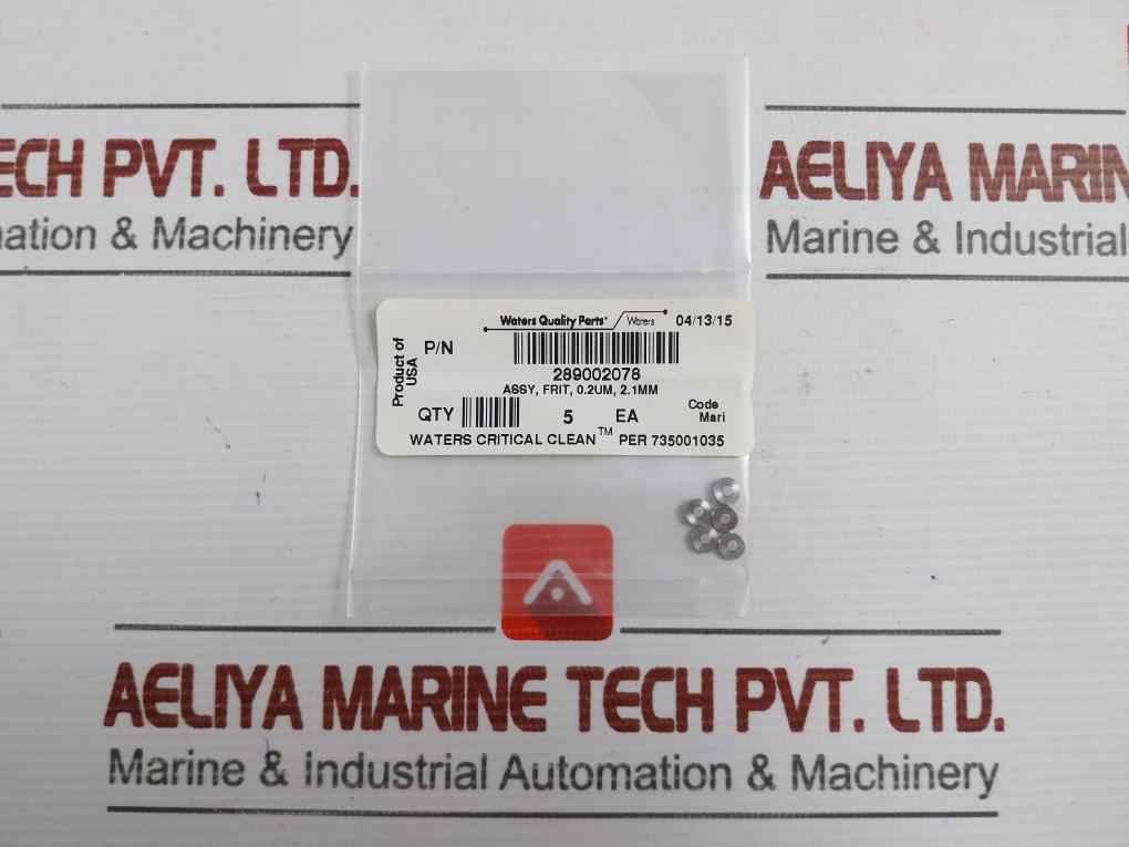 205000343 Rev.: Bacquity Column In-line Filter Unit Kit Waters