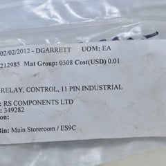 Rs Components 349282 11-pin Relay Control 115V 110V