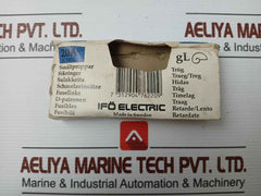 20A - 20/500 Gl Brand Ifo Electric Diazed Time Lag Fuse Link (1 Packet = 5 Pieces)