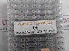 Pack of 10X 20A 12 Plastic Terminals