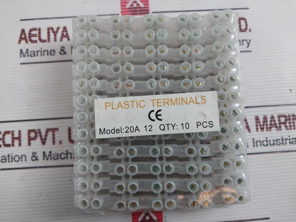 (Pack of 10) 20A 12 Plastic Terminal