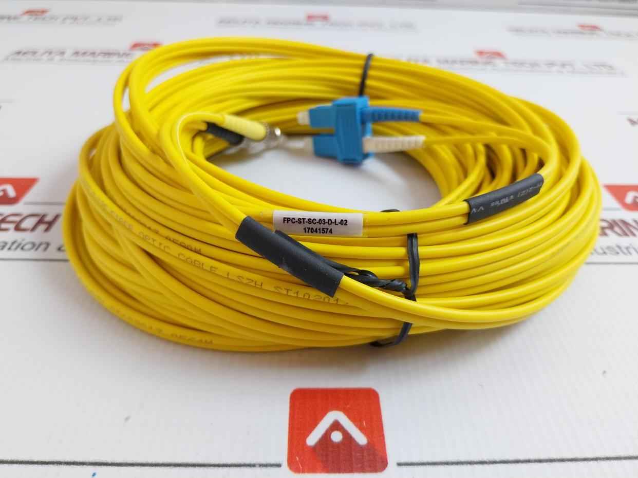 Fpc-st-sc-03-d-l-02 St-sc Duplex Sm (G655) Fiber Optic Patch Cable 20 Mtr